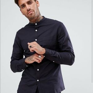 ASOS Casual Skinny Oxford Button-Down Shirt